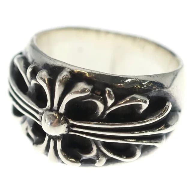 Chrome Hearts Flrl Floral Cross Ring Silver in Silver from The Reluxe, photo 1 of 1