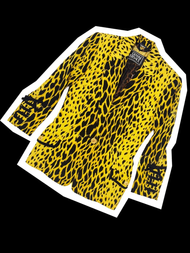 Versace S/ 1992 leopard print blazer in Silk from James Veloria, photo 1 of 1