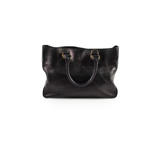 Fendi Twins Tote Black in Black Leather from The Purse Affair, photo 1 of 1