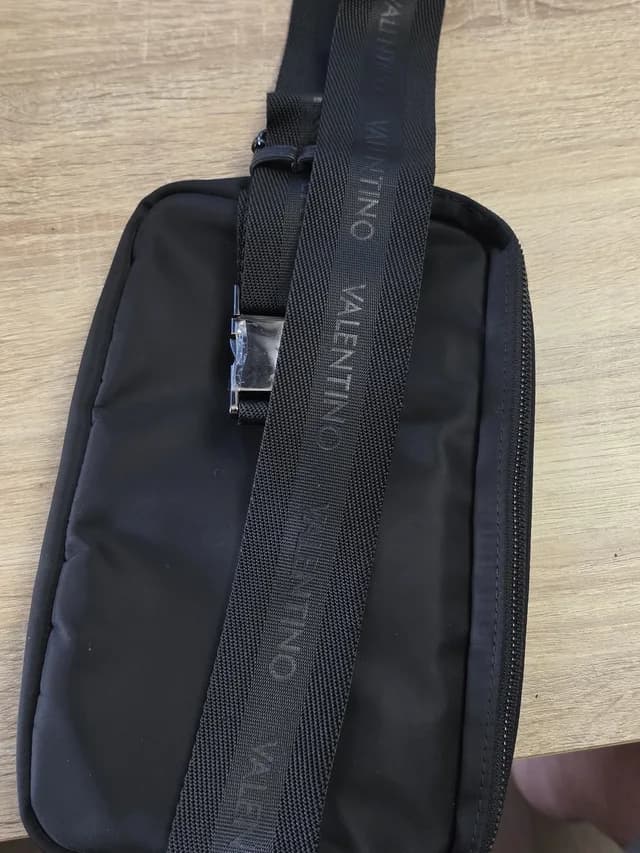 Valentino Garavani Nylon Belt Bag With Logo Strap in black Nylon from Poshmark, photo 1 of 1