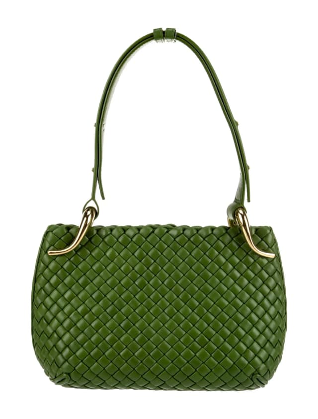 Bottega Veneta Shoulder Bag Other bag in Green Leather from The RealReal, photo 1 of 1