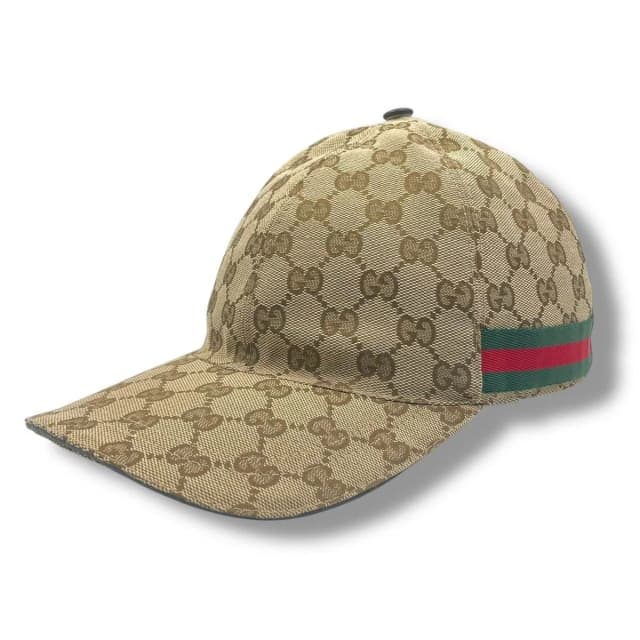 Gucci Hat Baseball Cap GG Canvas Bra One in Canvas from The Reluxe, photo 1 of 1