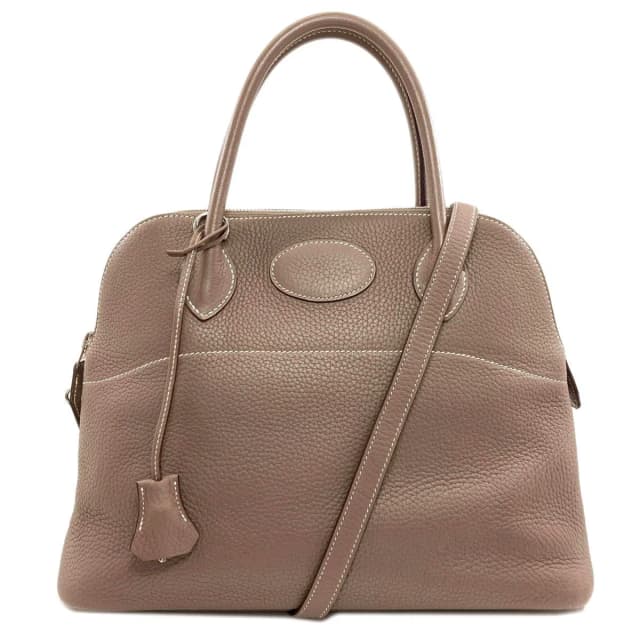 Hermès Bolide 31 Etoupe Silver Handbag Taurillon in Taupe from The Reluxe, photo 1 of 1