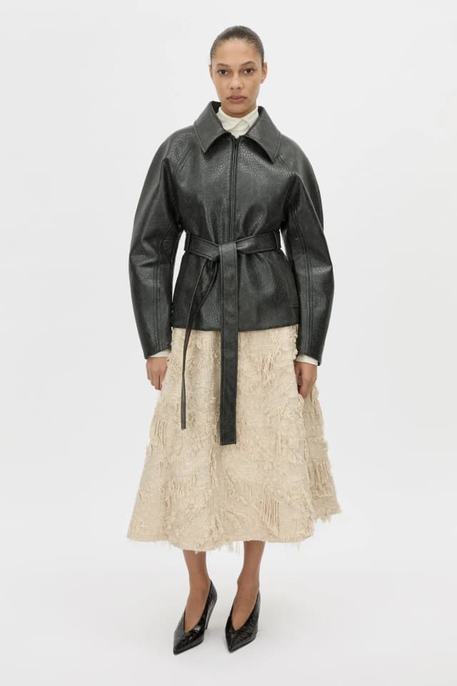 C&M CAMILLA AND MARC SALE Tundra Skirt in stone, image 1 of 1 from Camilla and Marc