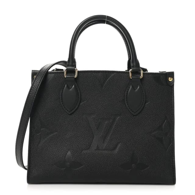 Louis Vuitton OnTheGo PM Empreinte Leather Bag - Black in Black Leather from H&T, photo 1 of 1
