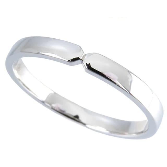 Hermès Ever Kelly Ring Platinum Wedding Marriage 57 from The Reluxe, photo 1 of 1