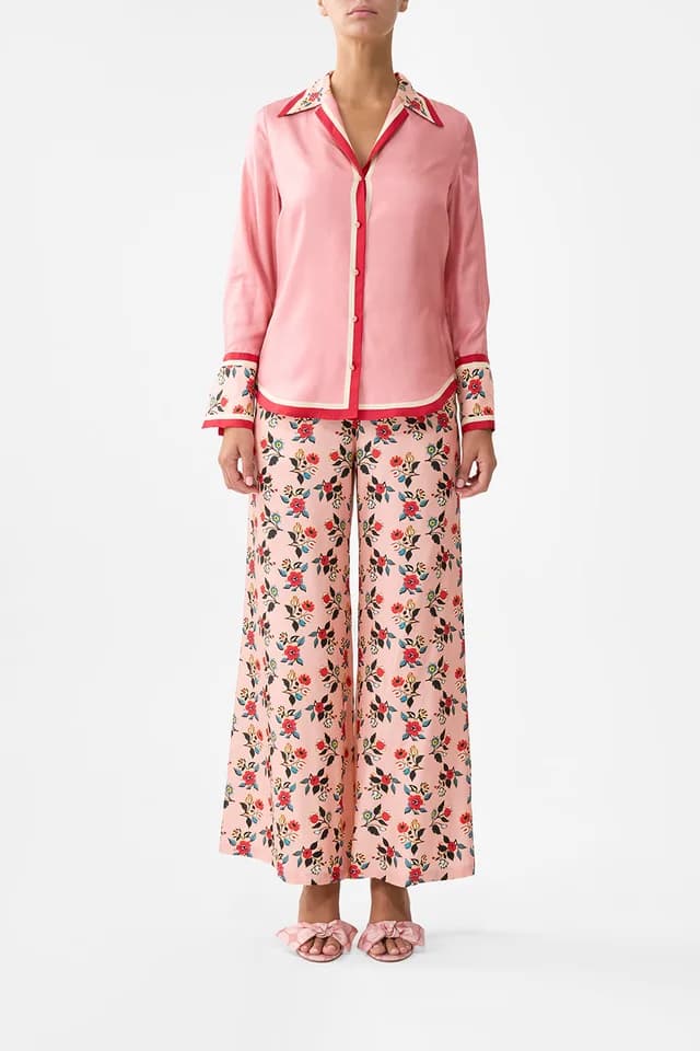 Camilla eBoutique PYJAMA SHIRT PINK PORTO, image 1 of 1 from CAMILLA