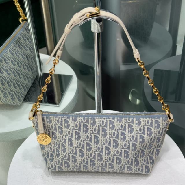 Dior Diorstar Shoulder Bag - Denim in Blue Denim from Revivre, photo 1 of 1