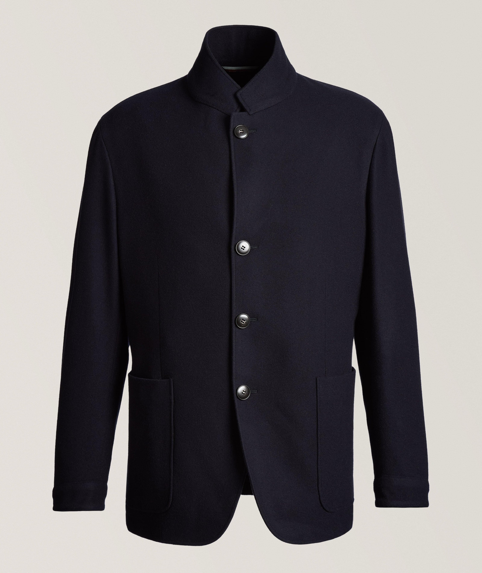 Canali Nuvola Wool Sport Jacket in Blue Wool & Wool Blends, image 1 of 1 from Harry Rosen