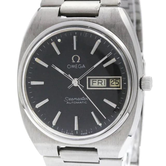Omega Seamaster Day Date Cal 1020 Automatic Mens Watch 166.0213 in Black from Elady, photo 1 of 1