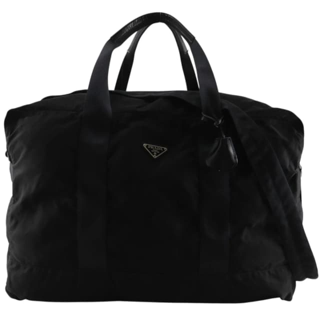 Prada Boston Bag in Black Nylon from The Reluxe, photo 1 of 1