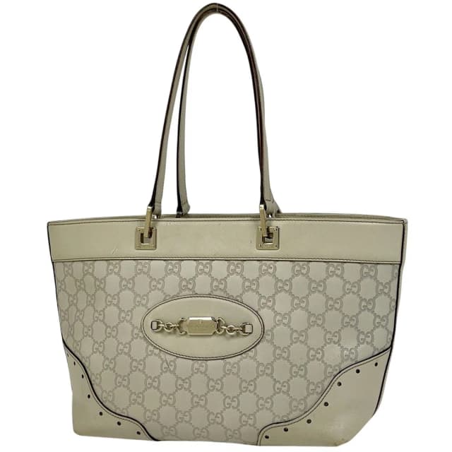 Gucci Guccissima Tote Bag Shi Marais The White in White from The Reluxe, photo 1 of 1