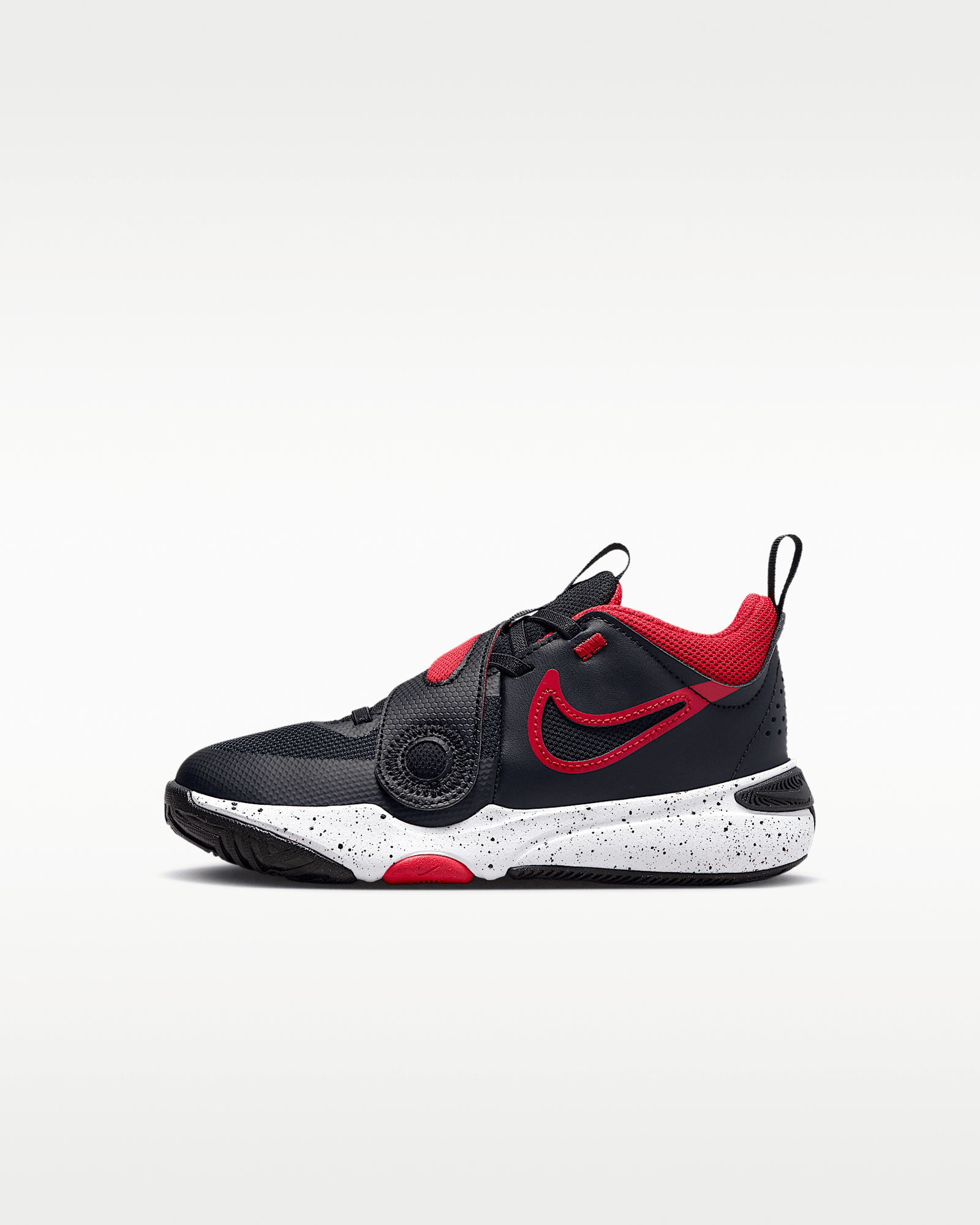 Nike Team Hustle D 11 in Black/White/University Red, image 1 of 1 from Nike