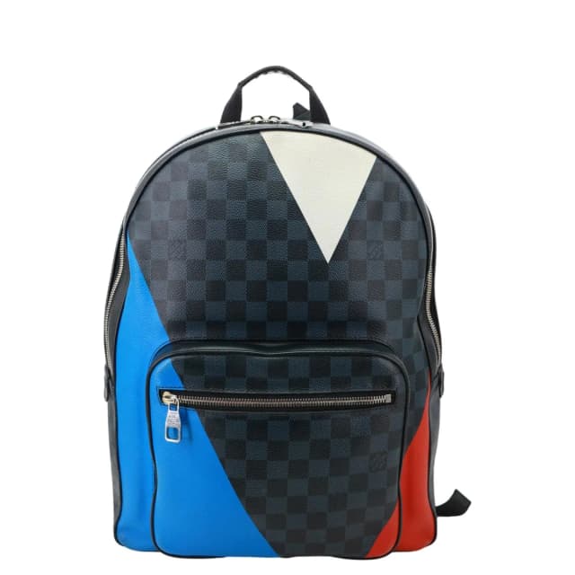 Louis Vuitton Josh America's Cup Regatta Damier Cobalt Canvas Backpack Blue in Blue Canvas from Dallas Designer Handbags, photo 1 of 1
