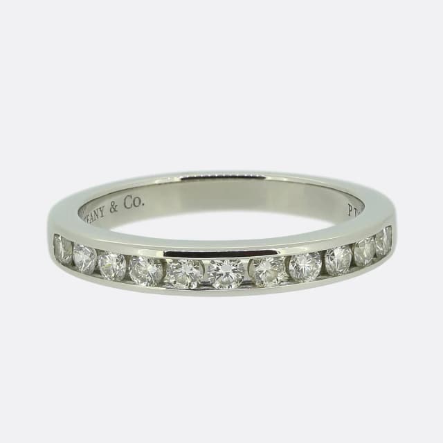 Tiffany & Co. Diamond Half-Eternity Ring from The Vintage Jeweller, photo 1 of 1