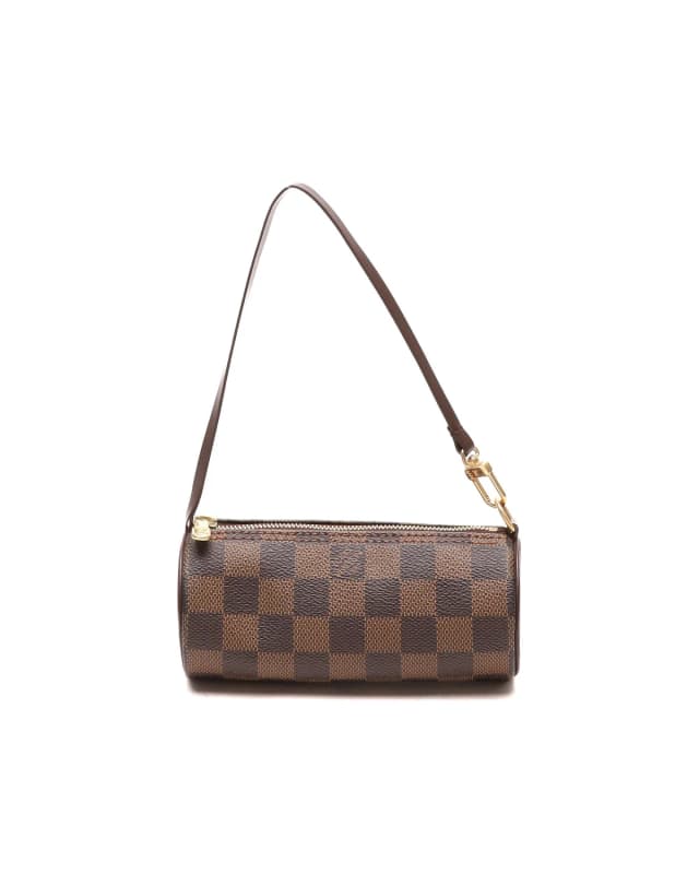 Louis Vuitton Damier Ebene Papillon Pochette Bag in Brown Canvas from A Retro Tale, photo 1 of 1