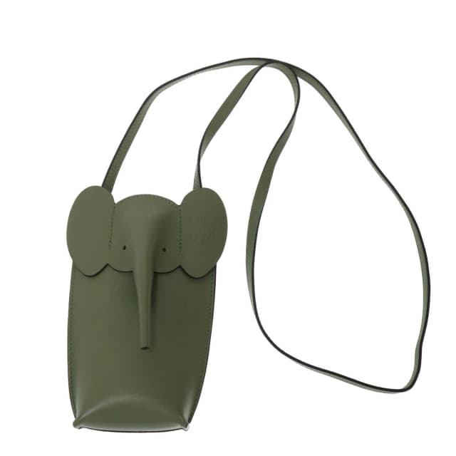 Loewe Elephant Pocket Shoulder Bag Green in Green from The Reluxe, photo 1 of 1