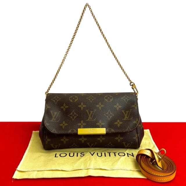 Louis Vuitton Bagged Favorite PM Monogram Leather 2-Way Shoulder Bag Brown in Brown Leather from The Reluxe, photo 1 of 1
