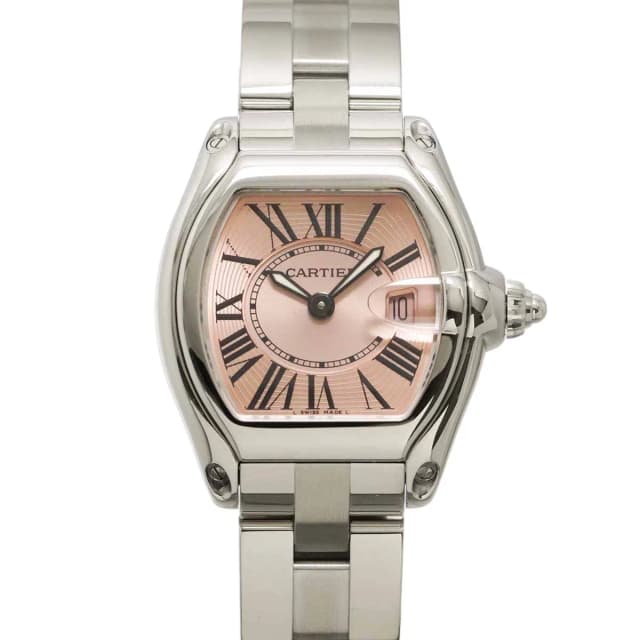 Cartier Roadster SM Watch Date Pink Quartz in Pink from The Reluxe, photo 1 of 1