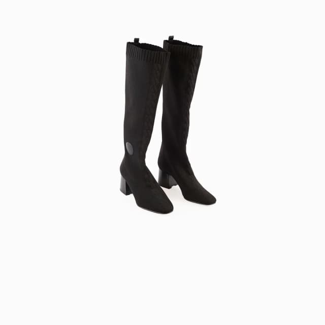 Hermès Fontaine 60 Boot 36.5 Black in Black from The Purse Affair, photo 1 of 1