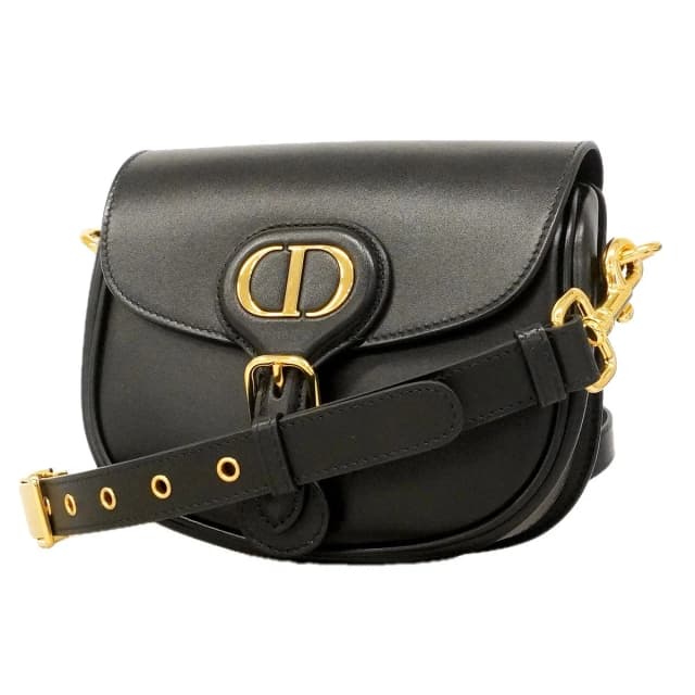 Dior Shoulder Bag Bobbi Leather Black Gold in Black Leather from The Reluxe, photo 1 of 1