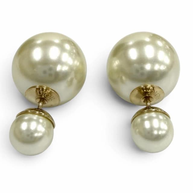 Dior Tribales Earrings Eco Pearl Ivory in White from The Reluxe, photo 1 of 1