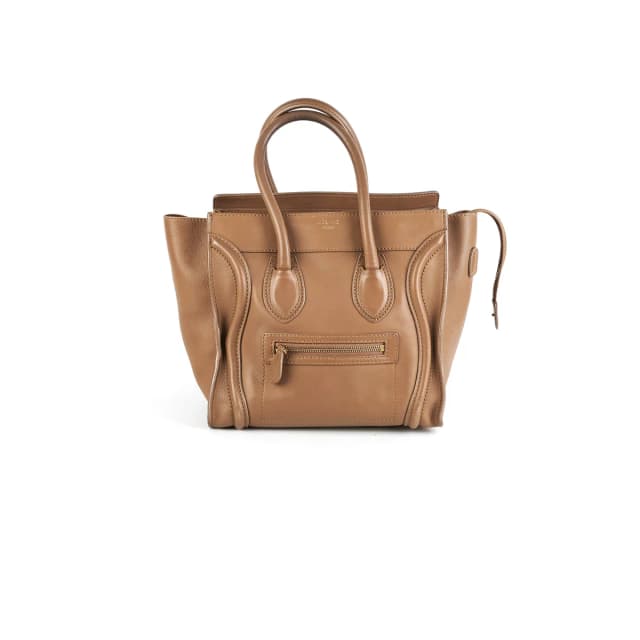 Celine Micro Luggage Taupe Tote in Taupe from The Purse Affair, photo 1 of 1