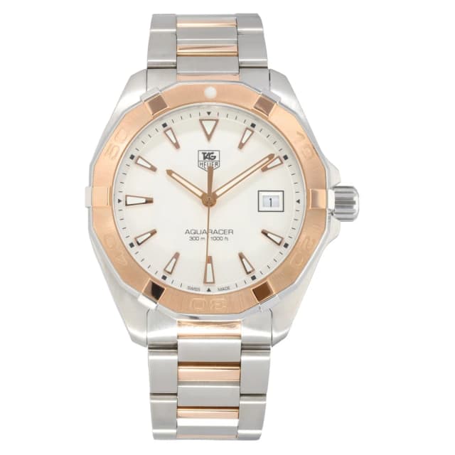 TAG Heuer Aquaracer WAY1150 41mm Bi-Colour Watch from H&T, photo 1 of 1
