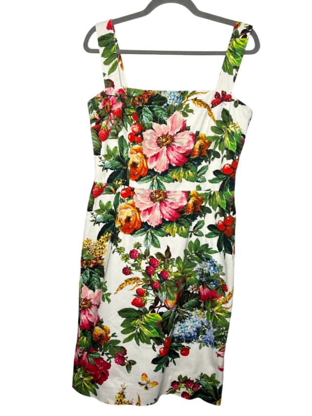D&G Floral Orchard Print Cotton Dress from Revivre Luxury Consignment, photo 1 of 1