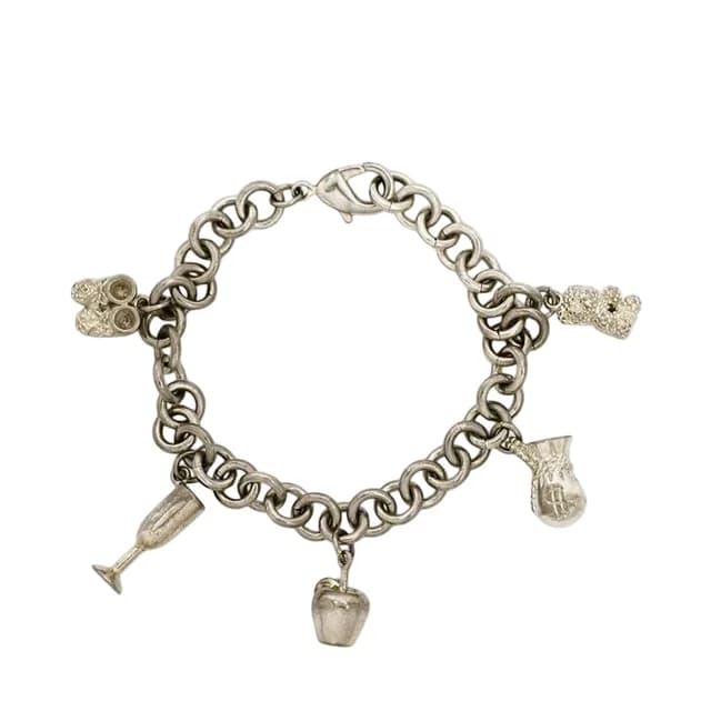 Tiffany & Co. Bracelet Multi Charm Silver Official Customer 925 Sterling in Silver from The Reluxe, photo 1 of 1