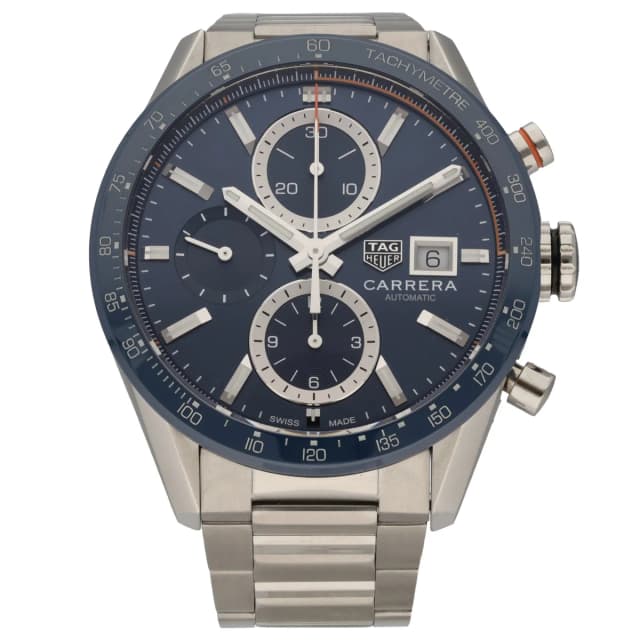 TAG Heuer Carrera CBM2112-0 41mm Stainless Steel Watch from H&T, photo 1 of 1