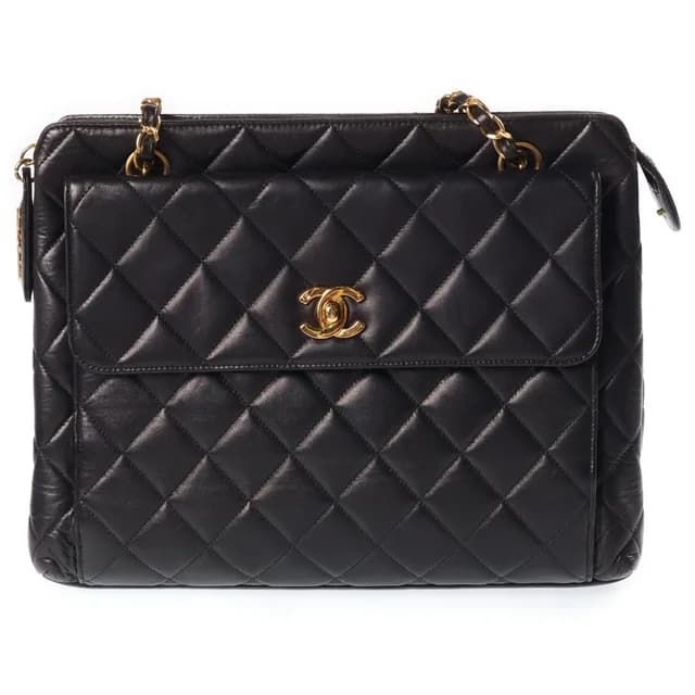 Chanel Quilted Chain Shoulder Bag in Lambskin from The Reluxe, photo 1 of 1