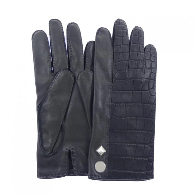 Hermès Glove Black in Black Crocodile from The Reluxe, photo 1 of 1