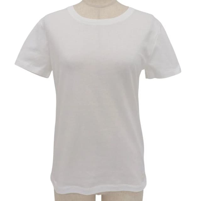 Celine Cotton Triomphe Embroidery Crew Neck Short Sleeve T-Shirt White XS in White from The Reluxe, photo 1 of 1