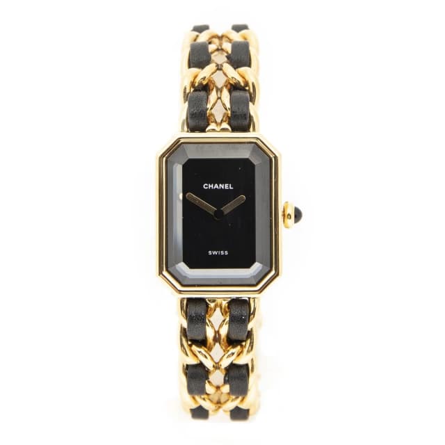 Chanel Premiere Black Gold Plated Shoulder Bag in Black from The Reluxe, photo 1 of 1