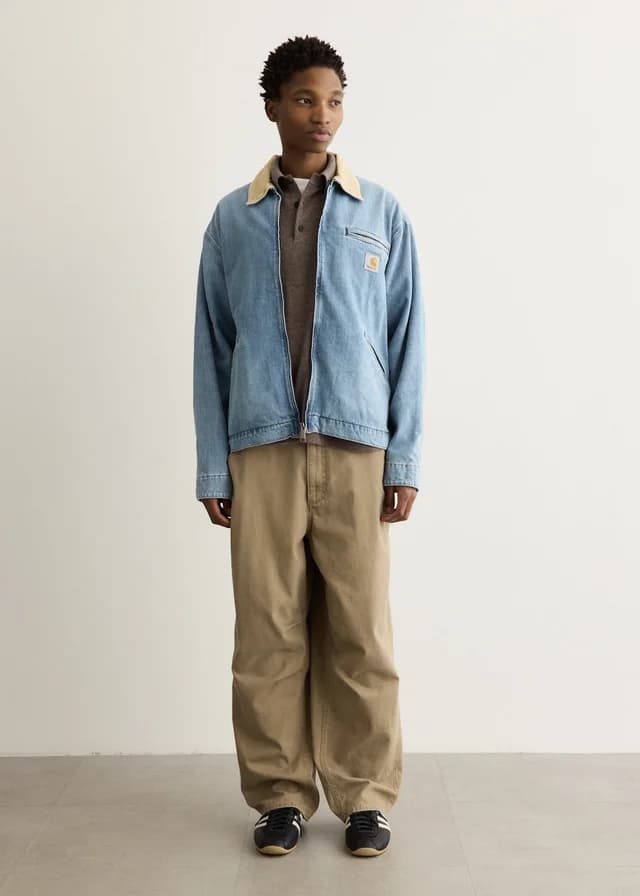 Carhartt WIP OG Detroit Jacket in Blue / Dusty H Brown, image 1 of 1 from Incu
