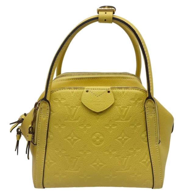 Louis Vuitton Marais MM Empreinte Leather Hobo Bag Yellow in Yellow Leather from Dallas Designer Handbags, photo 1 of 1