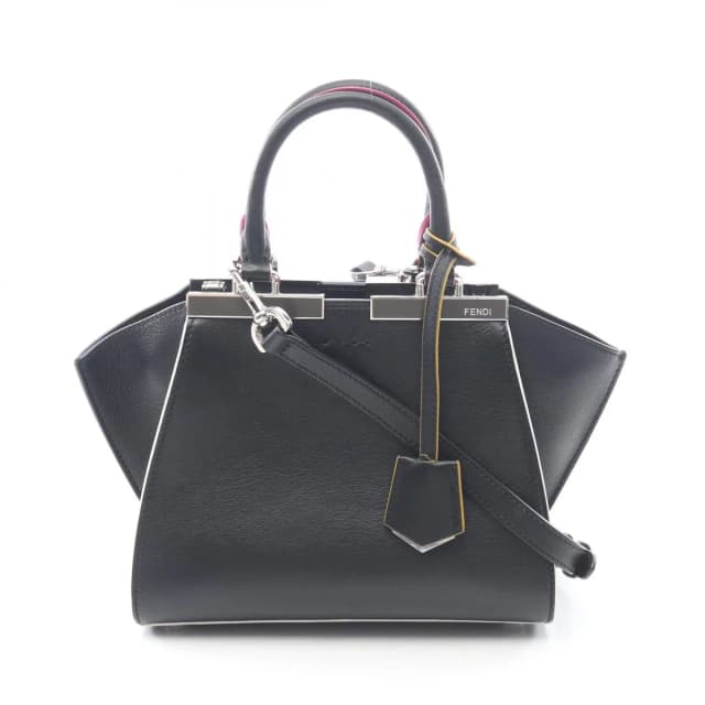 Fendi Handbag Mini 2-Way Black Leather in Black Leather from The Reluxe, photo 1 of 1