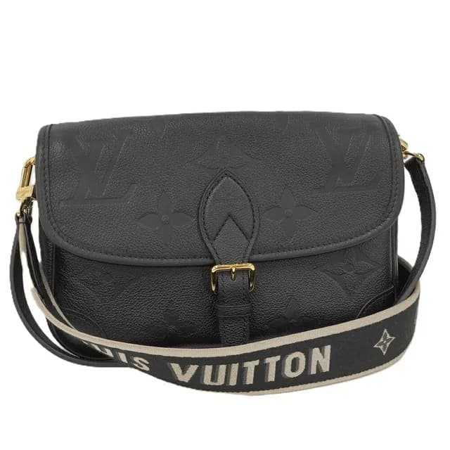 Louis Vuitton Diane Monogram Empreinte Noir Shoulder Bag in Black Leather from The Reluxe, photo 1 of 1