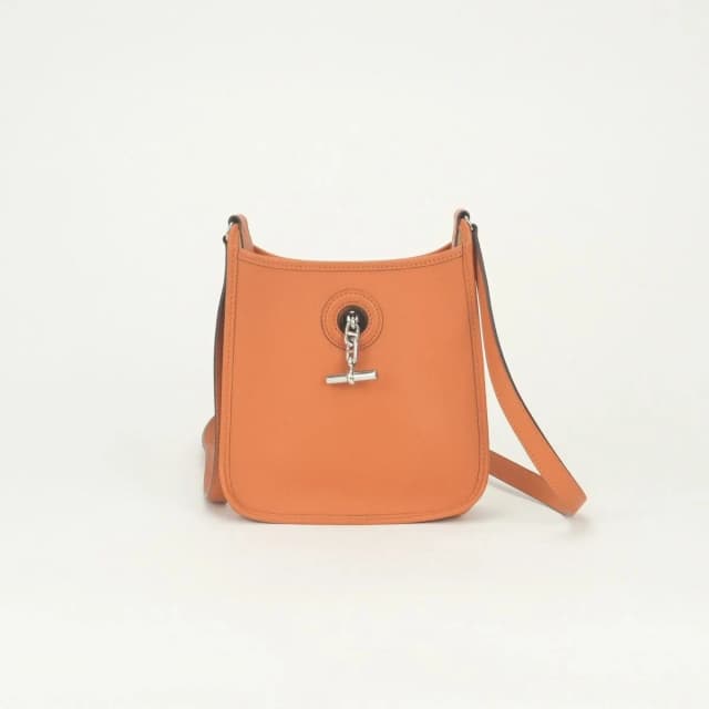 Hermès Vespa TPM Shoulder Bag Epsom Orange Silver Veau in Orange Epsom leather from The Reluxe, photo 1 of 1