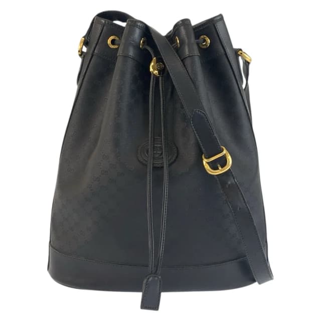 Prada Vintage Micro GG Black Supreme Canvas 001 115 Shoulder Bag in Black Canvas from The Reluxe, photo 1 of 1