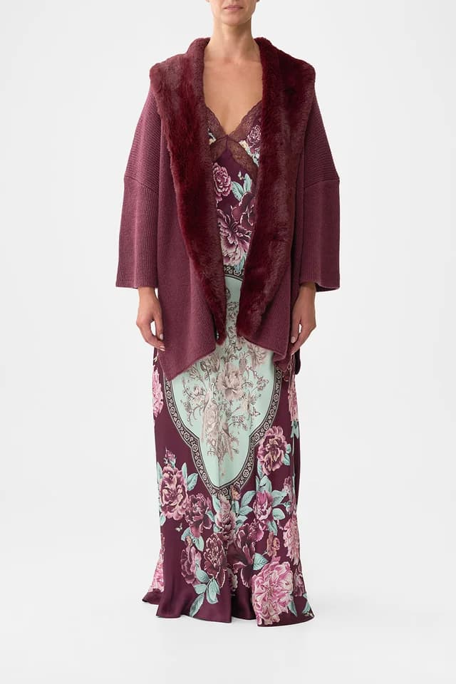 Camilla eBoutique KNIT RELAXED LAYER WITH FAUX FUR IF THESE TILES COULD TALK, image 1 of 1 from CAMILLA