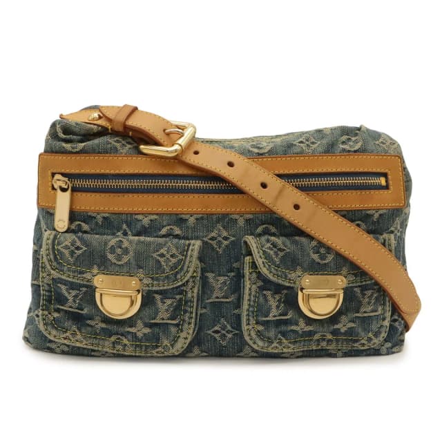 Louis Vuitton Monogram Denim Baggy PM Shoulder Bag Semi Blue in Blue Denim from The Reluxe, photo 1 of 1