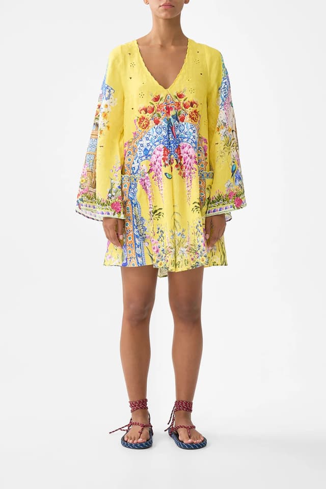 Camilla eBoutique POCKET DRESS WITH LOW BACK & WIDE SLEEVES SULTANAHMET SUMMER, image 1 of 1 from CAMILLA