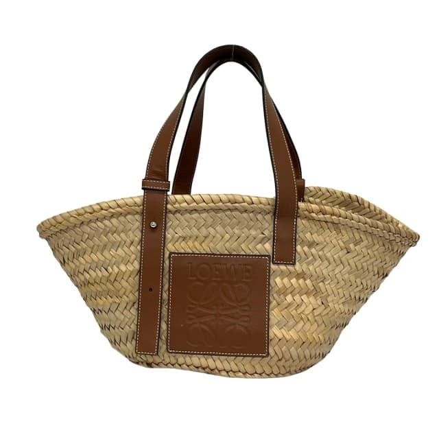 Loewe Tote Bag Basket Beige Brown Leather in Brown Leather from The Reluxe, photo 1 of 1
