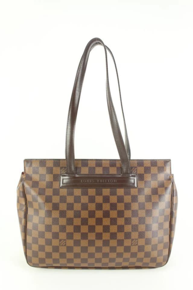 Louis Vuitton Damier Ebene Parioli PM Shoulder Bag in Brown Canvas from Bagriculture, photo 1 of 1