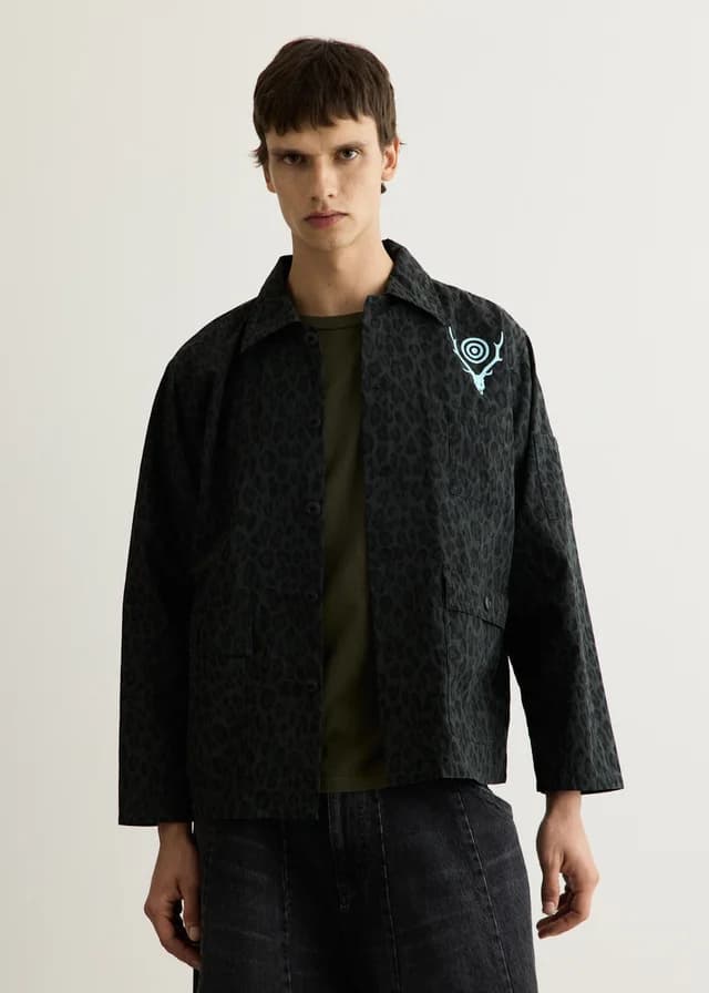 SOUTH2 WEST8 Ranger Shirt in A-Charcoal, image 1 of 1 from Incu