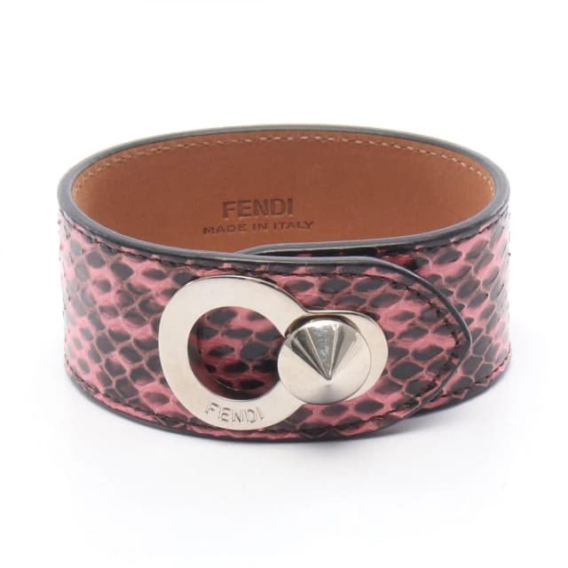 Fendi Bracelet Manchette Stainless Steel in Python from The Reluxe, photo 1 of 1