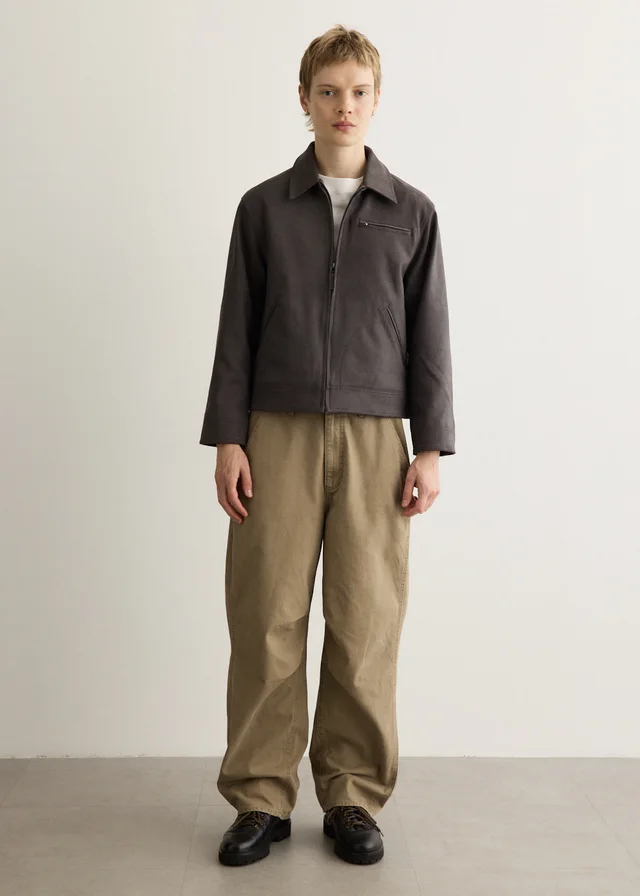 Incu Collection Chester Blouson Jacket in DUSTY GREY, image 1 of 1 from Incu
