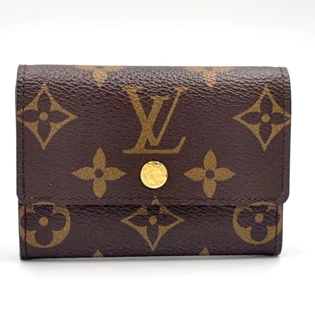 Louis Vuitton Porte Monnaie Pura Monogram Leather Brown Coin Purse Gold in Brown Leather from The Reluxe, photo 1 of 1